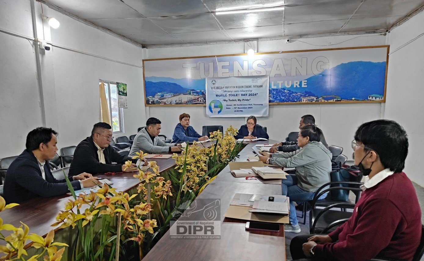 DWSM MEETING CUM WORLD TOILET DAY 2024 OBSERVED AT TUENSANG DIPR